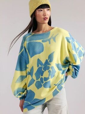 Free people We The Free Painters Garden Pullover